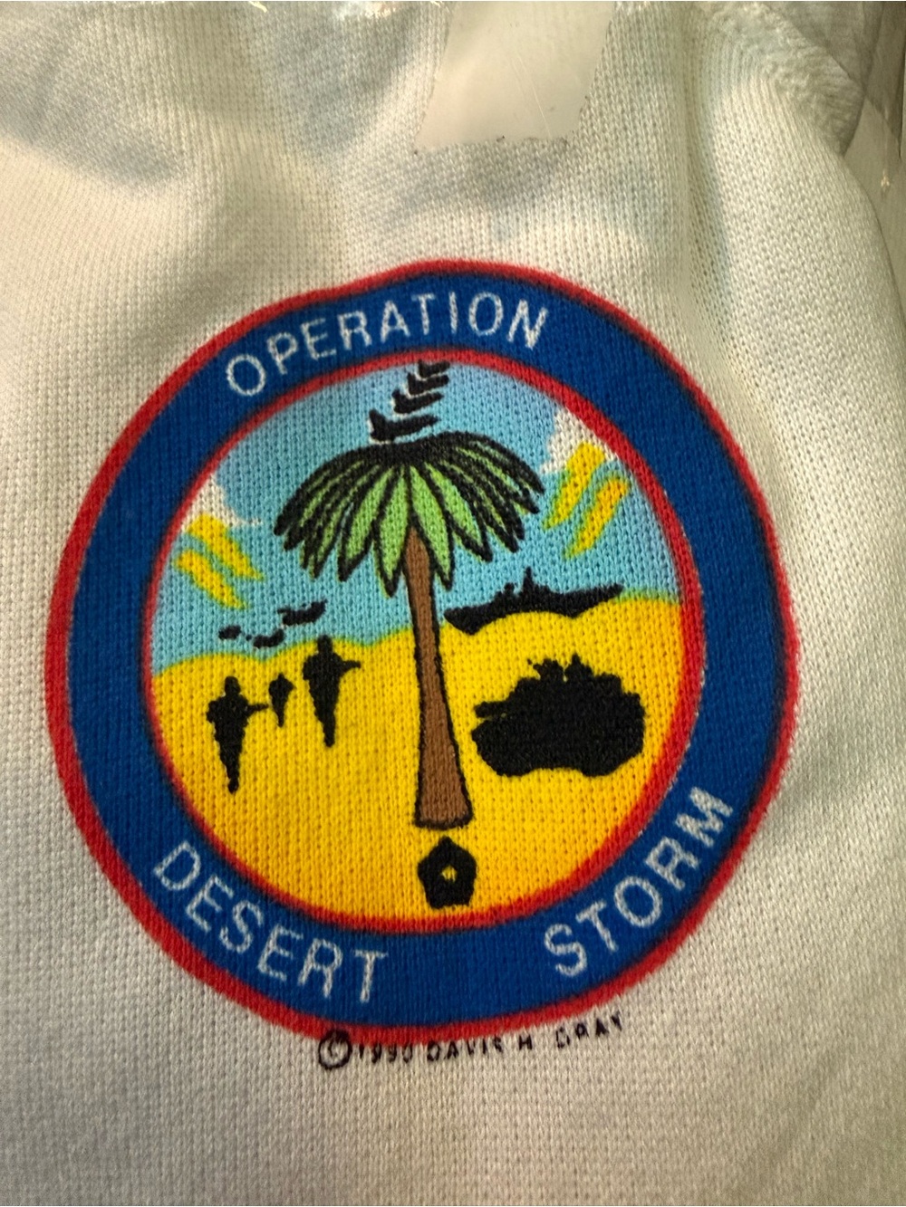 Vintage 1991 Operation Desert Storm XL USA Hanes Deadstock Gulf War